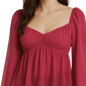 Abercrombie & Fitch Babydoll Top | Size Large